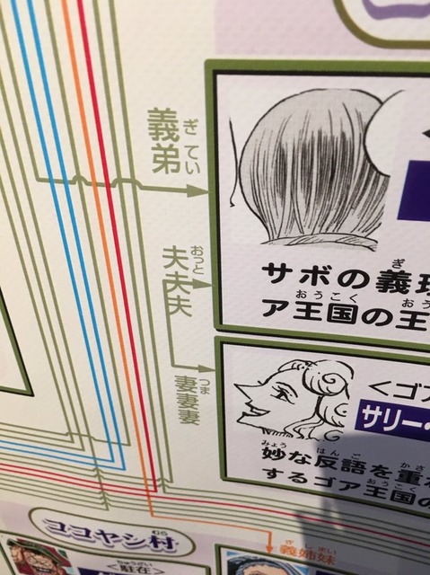 ワンピースの人物相関図 もう訳分からん 億ったー