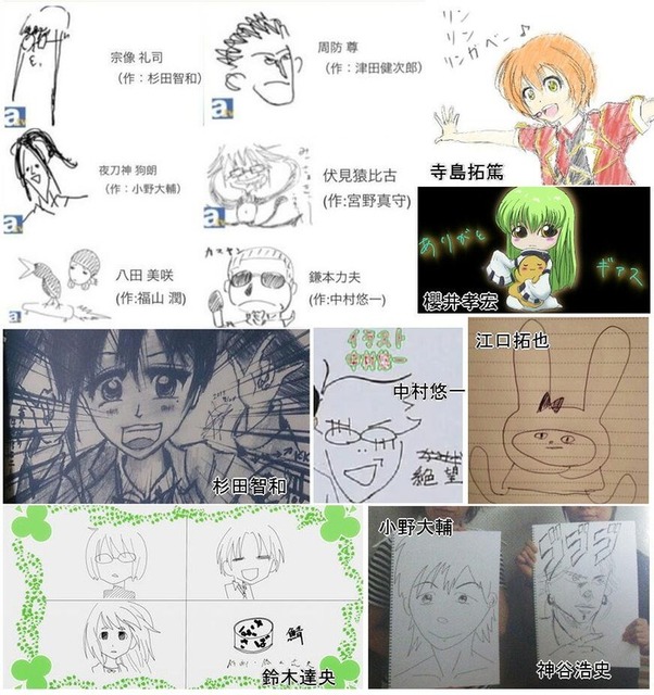 声優陣 の画力をご覧ください 億ったー