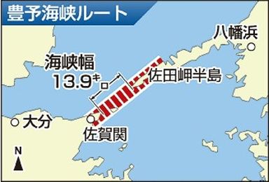 豊予海峡ルート 九州と四国をつなぐ新幹線トンネルで大分 松山が36分 黒字になる予想 億ったー